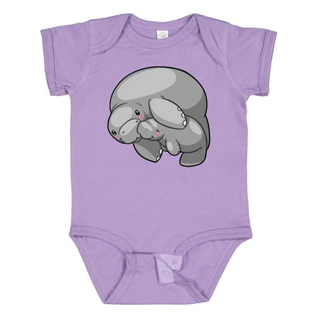 

Inktastic Cute Manatee Family Gift Baby Boy or Baby Girl Bodysuit