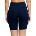 thumbnail image 3 of TRYSIL Women's Biker Shorts Inseam 8" High Waist Yoga pants Workout Gym Running Volleyball Spandex Shorts with Pockets, 3 of 7