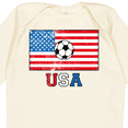 thumbnail image 4 of Inktastic USA Soccer Boys or Girls Long Sleeve Baby Bodysuit, 4 of 5