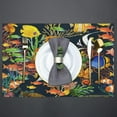 thumbnail image 3 of Tropical Colorful Fish Placemats Set of 6 Rectangle Table Mats Washable Heat-Resistant Place Mat for Kitchen Dining Table Decor Indoor Outdoor, 3 of 6
