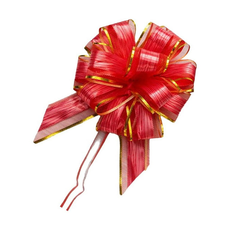 30 PCS Christmas Bows for Gift Wrapping, Big Gift Wrap Ribbon Pull