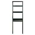 thumbnail image 2 of Winsome Wood Bellamy Leaning Desk with 2 Shelves, Black Finish, 2 of 9