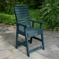 thumbnail image 4 of Highwood's 36" Round 3-pc Weatherly Dining Set - Counter Height, Outdoor, Eco-friendly, Synthetic Wood, 4 of 8