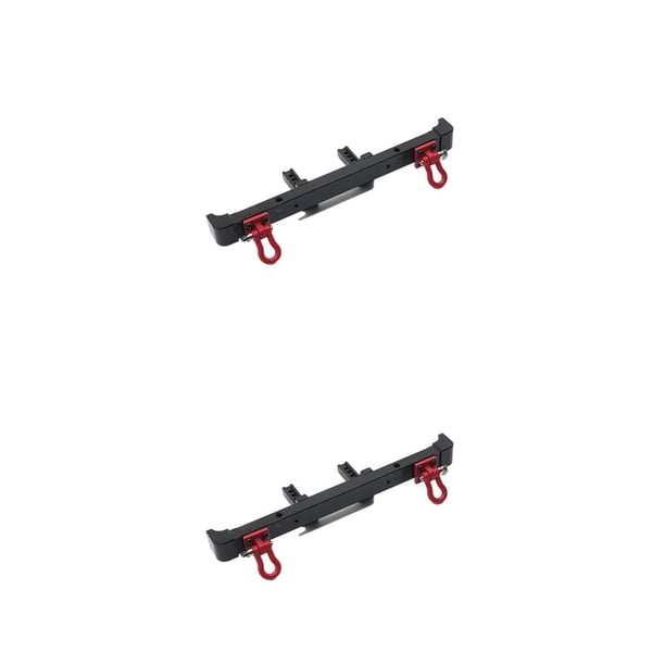 Speravity RC Guard Bars Aleación de aluminio Robusto Parachoques trasero controlado por radio Piezas de modificación de vehículos simulados Componentes Negro 2piezas Speravity CBP264039