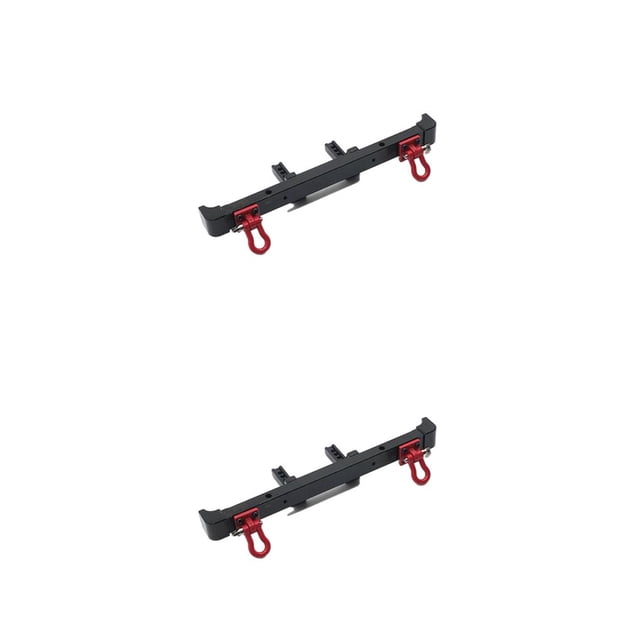 Sidaley RC Guard Bars Aleación de aluminio Robusto Parachoques trasero controlado por radio Piezas de modificación de vehículos simulados Componentes Negro 2piezas Sidaley CBP264039