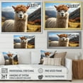 thumbnail image 4 of Designart "Alpacas Andean beauty" Animals Floater Framed Wall Decor, 4 of 7
