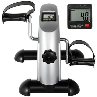 Pedal Exercise Bike, Under Desk Bike Pedal Exerciser, Portable Mini Exercise Bike for Arms and Legs Workout, Resistance Adjustable, Lightweight Size for Saving Space