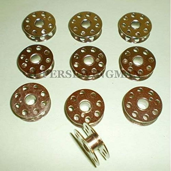 Teamwork 10 PCS FEATHERWEIGHT SEWING MACHINE BOBBINS 221 222 301 #45785