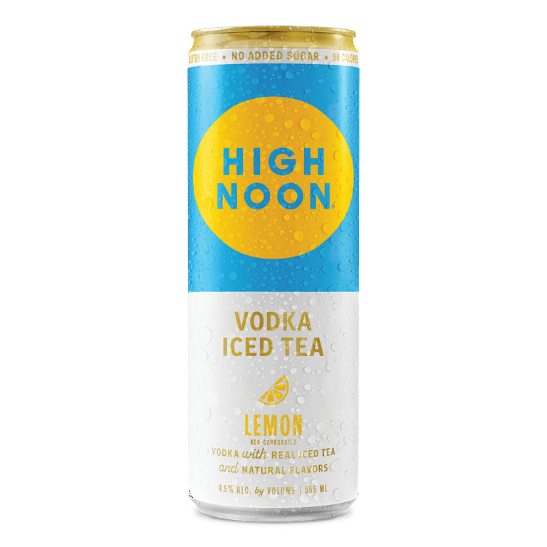 High Noon Sun Sips Iced Tea, 8 Pack, 12 oz Cans - Walmart.com