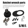 thumbnail image 2 of Ratchet Head Repair Kit, 24 Teeth Ratchet Socket Wrench Steel Ratchet Wrench Part Kit, Craftsmans Repair Kit for Various Repair Need - Shape B, 2 of 10