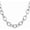 a.silver circle chain, variant on Stainless Steel Link Chain Necklaces for Men Cuban Link Chains, Chunky Silver/Black/Gold Mens Necklace Hypoallergenic Jewelry, 18''-30''
