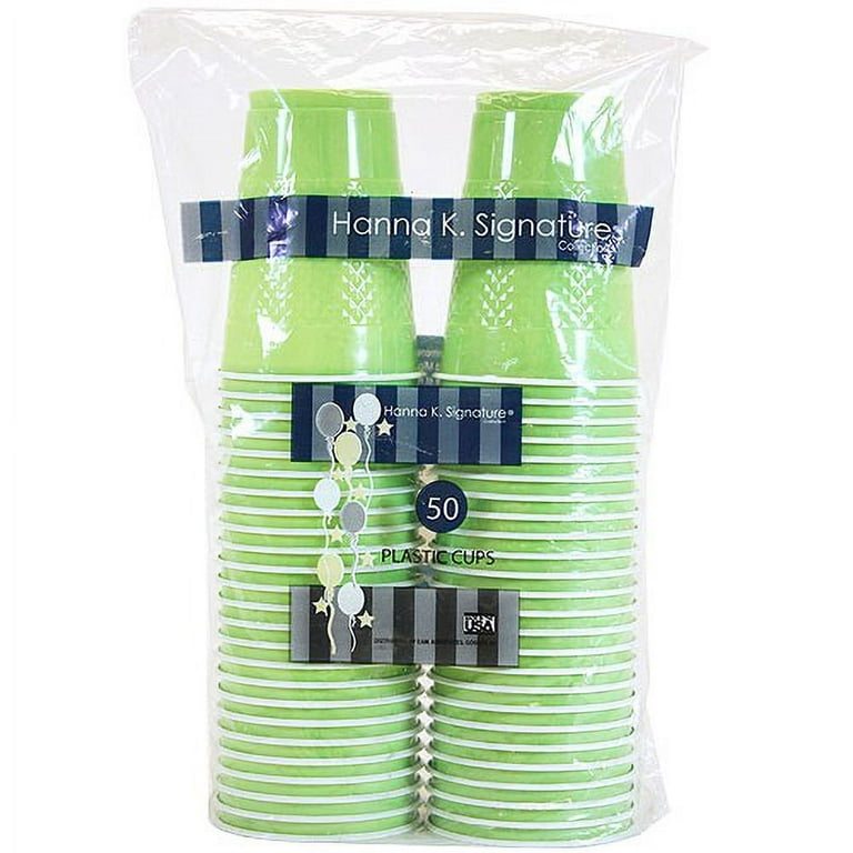 Lime Plastic 16 oz. Cup 50 Ct.