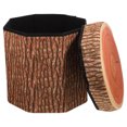 thumbnail image 1 of WHAMVOX Tabouret de Coiffeuse Tabouret de Rangement avec Couvercle en Flanellette 1 Ensemble, 1 of 4