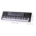 thumbnail image 2 of Teclado electrónico Teclado electrónico de música digital de 61 teclas para niños, piano eléctrico multifuncional para estudiantes de piano con función de micrófono, instrumento musical TOMSHOO Teclado electrónico, 2 of 6