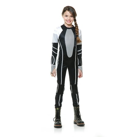 Child Girl Hunger Survivor Jumpsuit Costume by Charades 641 00641