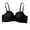 Black, variant on GEWSEY Sheer Lace Bralette Everyday Bra for Women Supportive Push-Up Senior-Friendly Fit Full Coverage Seamless (Light Purple, S)