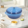 thumbnail image 4 of Enameled Round Oven Pot, Easy Cleaning Enameled Cast Iron Oven Pot with Lid for Cooking, 4 of 7