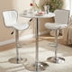 thumbnail image 2 of Set de 2 Bancos Barra HOMEMAKE FURNITURE Giratorio Altura ajustable Color blanco Contemporáneo, 2 of 6