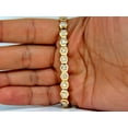 thumbnail image 6 of 2.50CT NATURAL ROUND DIAMONDS OCTAGONAL LINK TENNIS BRACELET 14KT&nbsp;, 6 of 6