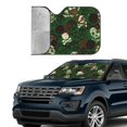 thumbnail image 4 of Bingfone Camouflage Skull Car Windshield Sun Shade Protector Keep Your Vehicle Cool Sun Shield Visor Cover Foldable-Medium, 4 of 9