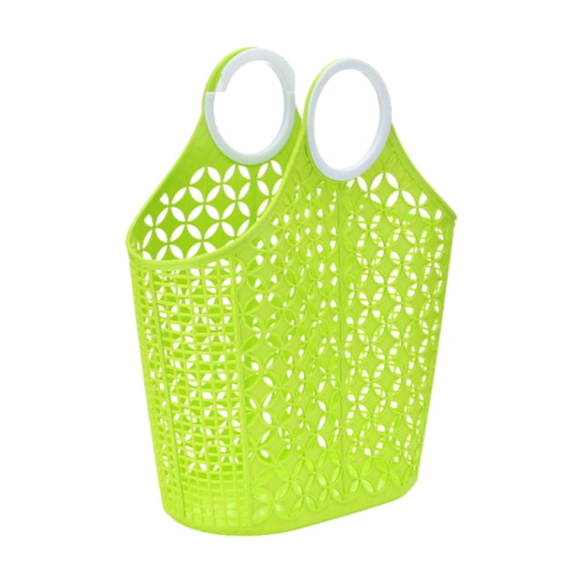 Cesta de ducha, cesta de baño con asas, bolsa de almacenamiento, organizador de ducha para dormitorios s, productos de limpieza Verde