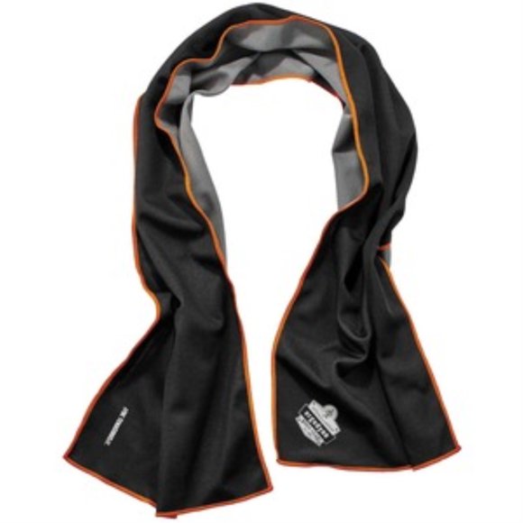 Ergodyne Chill Its 6602MF Serviette Rafraîchissante, Matériau en Microfibre Douce, UPF 50+, Gris, 41 Pouces x 9.84 Pouces