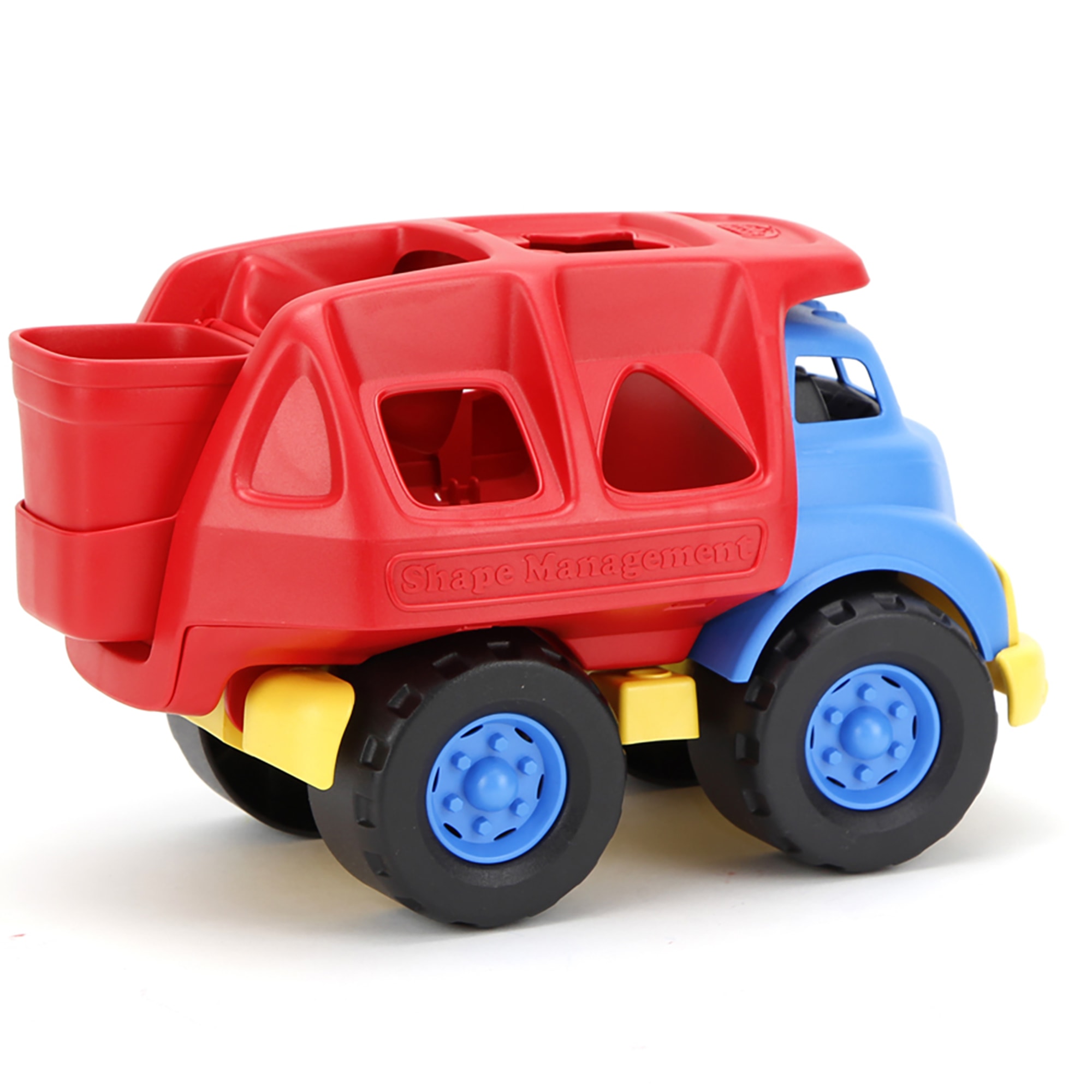 Green Toys: Disney Baby - Mickey Mouse & Friends Shape Sorter Truck - 6pc Color & Shape Learning Toy Vehicle, Recycled Plastic, Kids Toddler Ages 6mo+