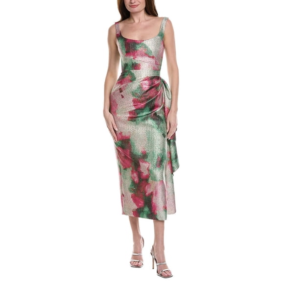 Lela Rose womens  Scoop Neck Florence Sheath Dress, 0