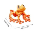 thumbnail image 3 of Magnetic Frog Toy, 3D Printed Magnet Frog, Realistic Jointed Jumping Frogs Model, Cute Movable Frog Decoration for Fridge and Metal Surfaces, 3 of 6