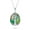 Multicolor, variant on Womens Lapis Turquoise Abalone Tree of Life Pendant Necklace in Sterling Silver