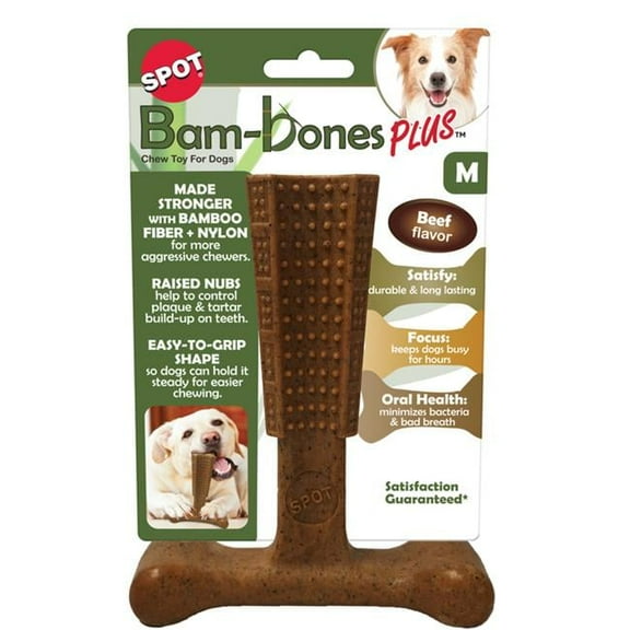 Ethical Products 0.3 lbs Spot Bam-Bones Plus Beef Dogs Chews