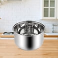 thumbnail image 5 of Stainless Steel Rice Cooker Inner Pot, Non-Stick Replacement Pot, Durable & Universal Fit for Multi-Cookers, Even Heating for Rice (1.6L), 5 of 8