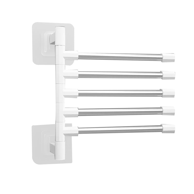 Bathroom Towel Rack Rotatable Towel Holder Space Aluminum Towel Hanger
