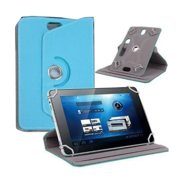 Universal 7 8 9 10inch Tablet Protective for CASE Whirling Bracket Office Stand Cover For Tablet Holder Light blue 8 inches