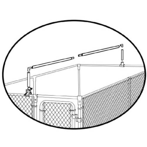 ALEKO Steel Dividable Dog Kennel Roof Support Bar for 5' x 5' Square