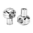 thumbnail image 4 of Handlebar Riser, Motorcycle Handlebar Clamp Anodized Treatment Round Head 25mm CNC  For Universal Motorcycle Black,Plating Silver, 4 of 8