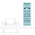 thumbnail image 3 of Creative Products Rules Of The Lake 20x60 Canvas Wall Art, 3 of 5