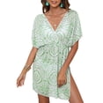 thumbnail image 2 of DAFEI Paréo de Maillot pour Femmes 2026 à Cordon, Col en V, Bikini, Tenue de Bain, Sortie de Plage, Robe-Chemise de Plage, 2 of 6