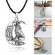 thumbnail image 2 of Collar Luna Personalidad y temperamento para hombres adecuados para mujeres Lobo Los collares Colgantes, 2 of 8