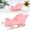 Pink, variant on Clearance Desktop Ornament under $5,Santa Sleigh Christmas Decor Sleigh Sculpture For Table Top Holiday Home Decorations