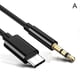 thumbnail image 1 of Type-C USB-C to 3.5mm Male Audio Jack AUX Cable Adaptor For Car-Stereo W4B, 1 of 4