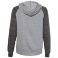 thumbnail image 3 of Jerzees Womens Full Zip Cotton Blend Hoodie with Side Pockets, Casual Clothing for Women Hoodies, 3 of 3