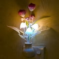 thumbnail image 1 of Zhaomeidaxi Night Light Tulip Led Light Soft Romantic Flower Light Induction Light Bedside Table Baby Bed Bedroom Living Room Warm Warm Light Multicolor 12Pcs, 1 of 9