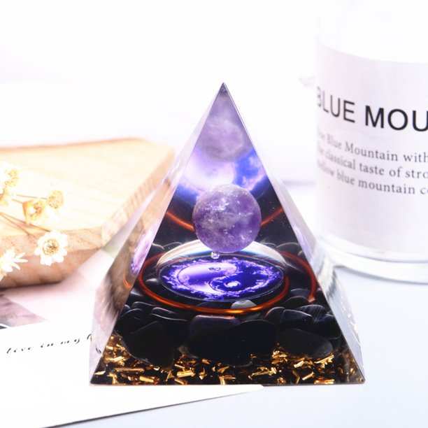 Generador de energía Pirámide de orgón Cristal Meditación Yoga Piedra espiritual (B) Ndcxsfigh Nuevos Originales