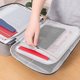 thumbnail image 4 of lar -layer Documento Stora Bag File Izer Case Home Travel Pasaporte Maletín, 4 of 4