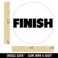 thumbnail image 2 of Finish Bold Text Teacher School Rubber Stamp for Scrapbooking Crafting Stamping - Mini 1/2 Inch, 2 of 7