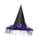 thumbnail image 3 of para Halloween, accesorios de disfraz, ala ancha para decoración, accesorios fotográficos modernos, puntiagudo, sombrero de mago para Carnaval Púrpura Yinane Sombrero de bruja, 3 of 8