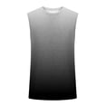 thumbnail image 4 of YanHoo Summer Tank Tops for Men Stretchy Round Neck Sleeveless Shirts Gradient Color Casual T-Shirts Gym Workout Tee, 4 of 6