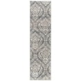 thumbnail image 2 of Distressed Floral Damask Bohemian Gray 2'x7' Runner Rug, 2 of 2