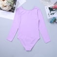 thumbnail image 5 of MSemis Kids Girls Basic Gymnastics Ballet Dance Leotard with Wrap Skirt Tutu Dress, 5 of 7